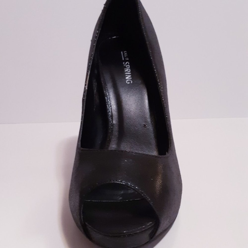Call It Spring Black Pumps - Picture 2 of 7